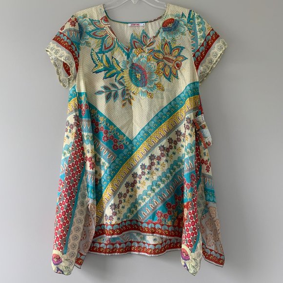 NWT Johnny Was 100% Silk Tunic - Picture 2 of 6
